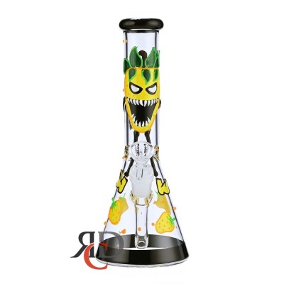 WATER PIPE BEAKER WILD FRUIT GLOW IN DARK WP1716 1CT